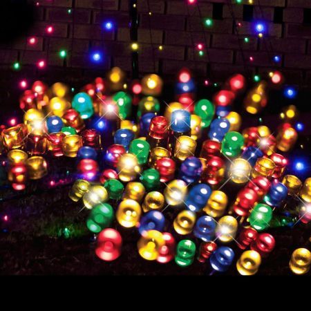 Stockholm Christmas String Lights 1000 LEDs Multi Colour Flashing Outdoor Garden Xmas 69M