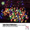 Stockholm Christmas String Lights 1000 LEDs Multi Colour Flashing Outdoor Garden Xmas 69M