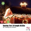 Stockholm Christmas String Lights 1000 LEDs Multi Colour Flashing Outdoor Garden Xmas 69M