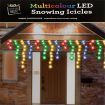 Stockholm Christmas String Lights 960 LEDs Snowing Curtain Icicle Outdoor Garden Decor 23M