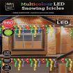 Stockholm Christmas String Lights 960 LEDs Snowing Curtain Icicle Outdoor Garden Decor 23M