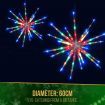 Stockholm Christmas Lights 80 LEDs Meteor Star Fairy Outdoor Garden Xmas Decoration 60CM