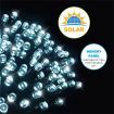 Stockholm Christmas Solar String Lights 1000 LEDs Cool White Fairy Outdoor Garden Decor