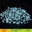 Stockholm Christmas Solar String Lights 1000 LEDs Cool White Fairy Outdoor Garden Decor