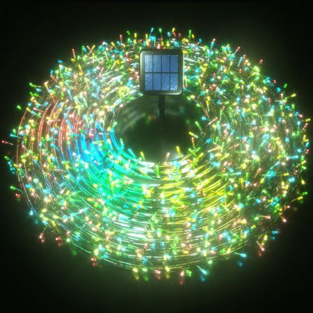 Stockholm Christmas String Lights 1000 LEDs Solar Fairy Outdoor Garden Xmas Decoration 69M