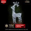 Stockholm Christmas Lights 150 LEDs Standing Reindeer Fairy Outdoor Garden Xmas Decoration