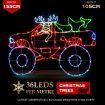 Stockholm Christmas Lights LED Rope 4Wd Reindeer Motif Outdoor Garden Xmas Decoration 155CM