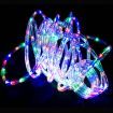 Stockholm Christmas Lights LED Ropelights Multi Color Flashing Outdoor Garden Xmas 25M