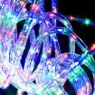 Stockholm Christmas Lights LED Ropelights Multi Color Flashing Outdoor Garden Xmas 25M