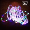 Stockholm Christmas Lights LED Ropelights Multi Color Flashing Outdoor Garden Xmas 25M