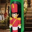 Stockholm Christmas Lights LED Inflatable Santa Claus' Toy Shop Arch House Xmas Motif Decor