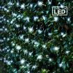 Stockholm Christmas Lights 300 LEDs Solar String Net Cool White Outdoor Garden Xmas 5x1.3M