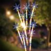 Stockholm Christmas Lights 10pcs LED Solar Shooting Stars Xmas Path Outdoor Garden 50CM