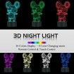 3D Powered USB Table Lamp Visual Illusion Australian Koala 16 Colors Perfect Gift
