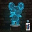 3D Powered USB Table Lamp Visual Illusion Australian Koala 16 Colors Perfect Gift