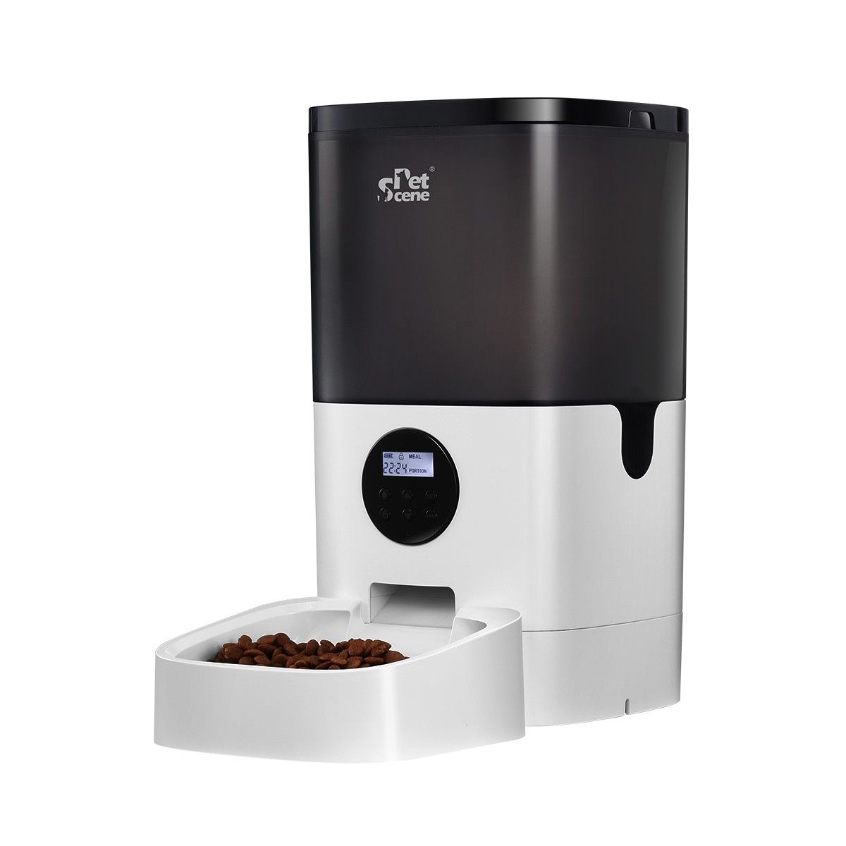 Petscene 6L Automatic Pet Feeder Dog Cat Feeder Food Dispenser with LCD