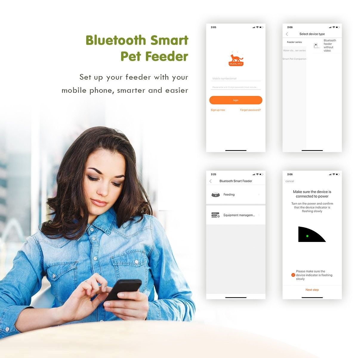 Petscene 6L Automatic Pet Feeder Dog Cat Feeder Food Dispenser with Bluetooth Crazy Sales