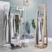 360 Degree Rotating Mirror Jewellery Cabinet Freestanding Jewellery Organiser Armoire