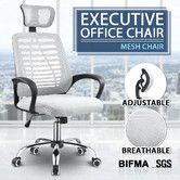 Executive Mesh Back Office Chair Computer Chair w/ Breathable Cushion and Armchairs