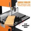 350W Bandsaw Wood Cutting Band Saw Blades Vertical Table Portable w/ LED Work Light