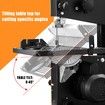 350W Bandsaw Wood Cutting Band Saw Blades Vertical Table Portable w/ LED Work Light