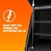 Truck Ute Tool Boxes Steel Large Storage Toolbox Tool Drawers Shelves Black