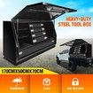 Truck Ute Tool Boxes Steel Large Storage Toolbox Tool Drawers Shelves Black