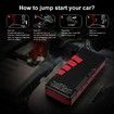 2000AMP Portable Jump Starter Car Battery Charger 12V with LCD Screen