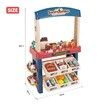 55 Piece Kids Pretend Role-Play Supermarket Playset Grocery Shop Ice Cream Toys