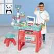 22 Pcs Educational Kids Pretend Toy Doctor Kit Role-Play Set w/Light and Sound Effect