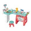 27 Pieces Doctor Kit Medical Pretend Play Toys Table Chair for Kids w/ Stethoscope