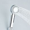 Double-Sided Water Shower Pressure Shower Handheld  Nozzle Spray With Shower Gel Container