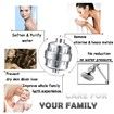 17-Stage Shower Water Filter Universal Size Remove Chlorine Heavy Metals Smooth Skin