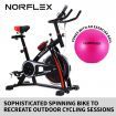 Norflex Spin Bike Exercise Ball Flywheel Fitness Commercial Home Workout Gym