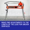 Baumr-AG BTS100 Tile Saw- Wet Cutting Table Rail Bridge Cutter Porcelain Ceramic