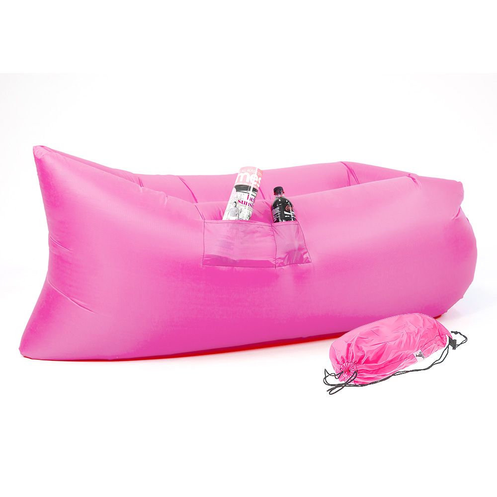 Wallaroo Inflatable Air Bed Lounge Sofa - Pink