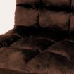 Adjustable Cushioned Floor Gaming Lounge Chair 100 x 50 x 12cm - Brown