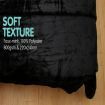 Laura Hill 800GSM Heavy Double-Sided Faux Mink Blanket - Black