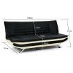 Sarantino Faux Leather Upholstered 3 Seater Sofa - Dual Colour