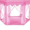 Kids Princess Castle Play Tent Hexagonal Play House Outdoor Indoor Playhouse Pink 