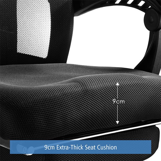 Executive High Back Mesh Office Computer Chair with Retractable