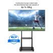 32"-75" Mobile TV Floor Stand Bracket Freestanding Television Mount w/ Shelf