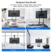 32"-75" Mobile TV Floor Stand Bracket Freestanding Television Mount w/ Shelf