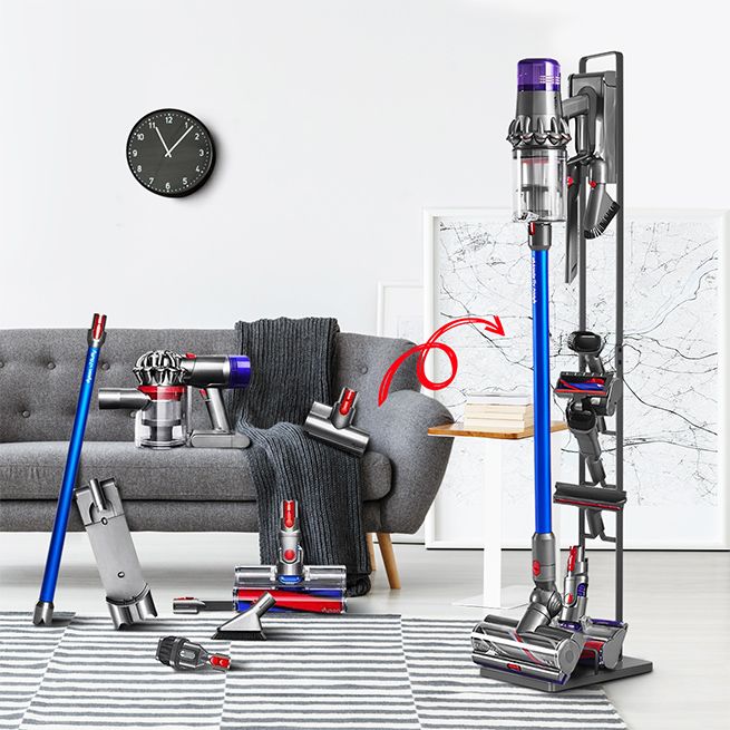 Freestanding Dyson Cordless Vacuum Cleaner Metal Stand Rack Hook V6 V7