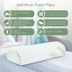 Half Moon Elevation Pillow Foam Bed Pillow Cushion Neck Support Leg Elevator