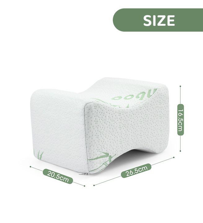 Memory Foam Knee Pillow Side Sleeper Leg Pillow Cushion Bed Pillow Leg