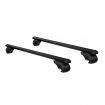 Universal Car Roof Racks Pod Aluminium Cross Bars Adjustable 108cm Black