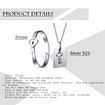 Couple Jewelry Key Necklace and Lock Bracelet, Love Heart Bangle Gift Set Pendant Titanium Alloy Only You Have My Key