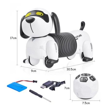 interactive robot dog toy