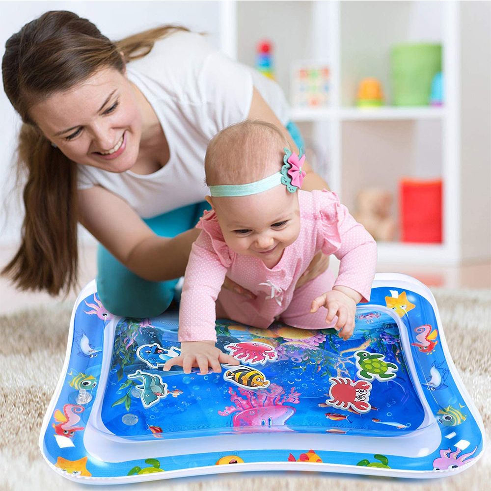 tummy time water mat diy